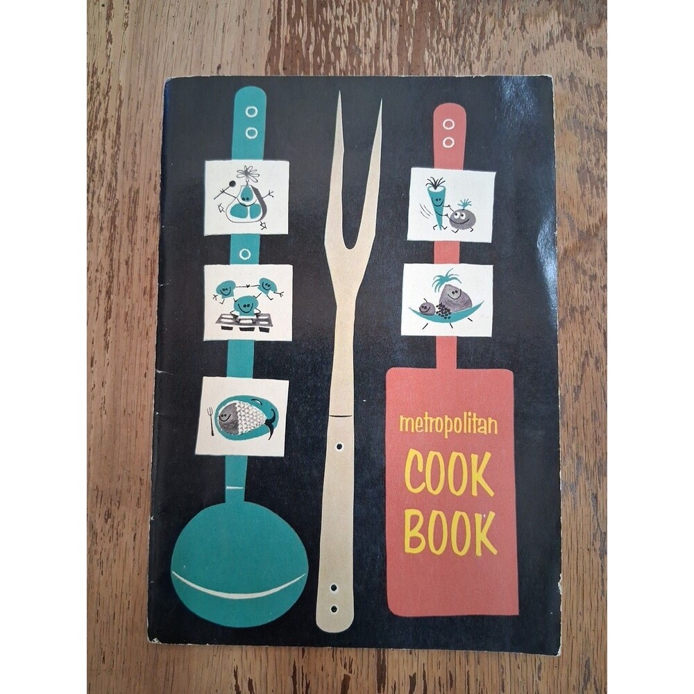 Vintage Metropolitan Cook Book Aug. 1954 Paperback Cookbook